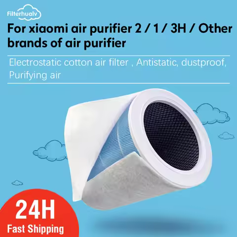 10 PCS PM2.5 Filter Kimberley Electrostatic Cotton Anti-dust Cotton For Xiaomi Air Purifier 2 2C 2H 