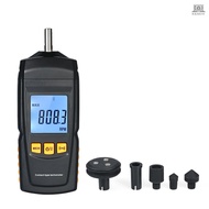 Digital Tachometer Handheld Contact Motor Tachometer LCD Speedometer RPM Tester for Motor/Car
