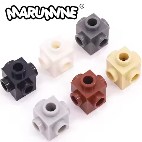 Marumine 4733 Brick Modified 1 x 1 With Studs On 4 Sides Constructor Educational Building Blocks Chi