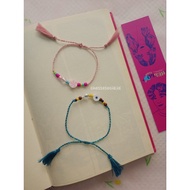 H1|| AESTETIC THREAD BRACELET|| Drawstring bracelet|| TASSEL BRACELET