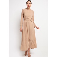 Hazelnut Indonesia - Paysilla Dress - Gaun / Pakaian / Dress Wanita - Khaky