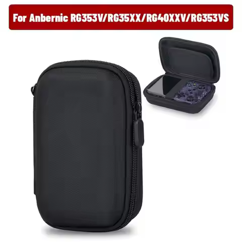 Storage Bag Shockproof Travel Case Game Console Bag for Anbernic RG353V/RG35XX/RG40XXV/RG353VS Conso