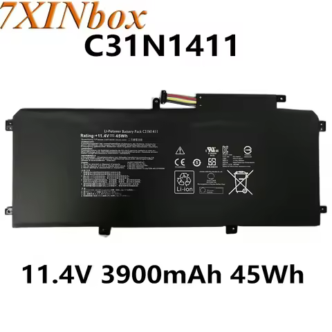7XINbox C31N1411 11.4V 3900mAh 45Wh laptop Battery for Asus ZenBook UX305 UX305CA UX305FA U305F U305
