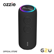 OZZIE ลำโพงพกพากันน้ำรุ่น H200 ขนาดกะทัดรัด มาพร้อมไฟ LED เปลี่ยนตามจังหวะ