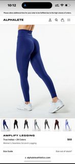 絕版Alphalete Amplify Legging - True Indigo