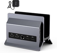 TobenONE Laptop Docking Station Dual Monitor 4K@60Hz with 2 HDMI Ports, 100W Power Supply, Dual HDMI