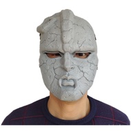 Topeng Hantu Patung Batu Pengembaraan Pelik JoJo Baharu Topeng Batu Prop Seram Halloween Boleh Dipak