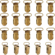 15PCS Iron Heavy Duty Rug Hanging Clips 3.5x2.3cm Bronze No Slip Suspender Clips Sheet Straps Holder