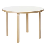 北歐櫥窗/Artek Aalto Table round 90A 圓桌(白色桌面、100 公分)
