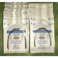 combo 20pack (10pack upper+10pack lower) AZDENT Dental Orthodontic Thermal Activated 0.016 Niti Roun