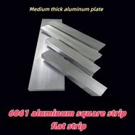 6061 Aluminum Bar Aluminum Row Flat Bar Aluminum Square Bar Solid Aluminum Rod Medium Thick Aluminum