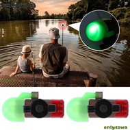 ONLYE Fishing Light Alarm, Luminous Indicator LED Signal Fishing Pole Alarm, Durable Sensitive Fishi