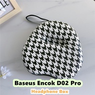 【Trend Front】 For Baseus Encok D02 Pro Headphone Case Summer Cartoon Headset Storage Bag Casing Box