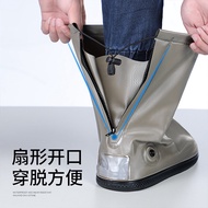 Rain Boot Cover PVC High Tube Waterproof Anti-Slip Rainproof Silicone Shoe Outdoor Travel
