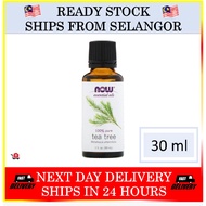 [MY - READY STOCK] Now Foods - 100% Pure Tea Tree Essential Oil (30 ml)