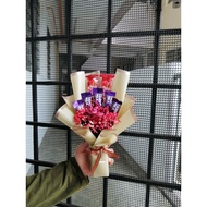 birthday gift / surprise birthday gift coklat flower/ bouquet murah / bouquet jimat / bouquet flower
