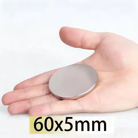 N35 60x5 Magnet Neodymium Nickle Coating 60*5 Search Magnetic Fridge DIY plate,scooter generation Ma