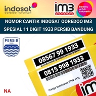 [✅Garansi] Im3 Persib 1933 Indosat Ooredoo Tahun Nomer Cantik Nomor