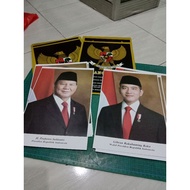 President and Vice President Photo/garuda Emblem/Frameless/F4 size/Digital Offset Print Good Quality