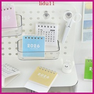 LID 2026 Desk Calendar from Aug 2025 to Dec 2026 Office Tabletop Calendar Planner