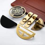 Handle Retro Folio Black Cabinet Door Semicircle Pure Copper Furniture Classical Wardrobe Door Handl