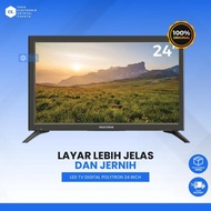 Led Tv Digital Polytron 24 Inch Perlengkapan Rumah Tangga Televisi