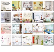 SAMHEZ PROMO PART6  WALLSTICKER  60X90 STIKER DINDING ISLAMI KALIGRAFI TEMBOK ANAK ANIMAL ENGLISH GROW UP PENGUKUR TINGGI BADAN MUSSIC CITY GIRAFFE GRASS N FLOWER RUMPUT TULIP