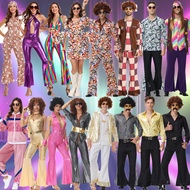Performance Costume Disco 70s Retro Disco Costume Bar Hippie cos Dance Performance Costume Sportswea