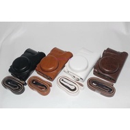 Suitable for Samsung GC100 Leather Case GC110 GC100 GC200 Camera Bag Protective Case Shoulder Bag Ca