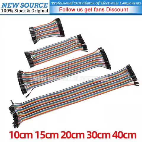 Dupont Line 10cm 15cm 20cm 30cm 40cm Male/ Female to Male / Female Jumper Wire Dupont Cable for Ardu