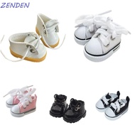 ZENDEN​ Doll Mini Sports Shoes, PU Doll Shoes Labubu Canvas Doll Shoes, Doll Finger Shoes Sports Sho