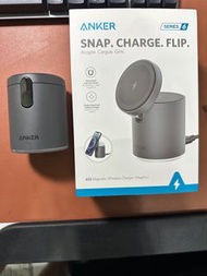 Anker A2568 623 MagGo 2 in 1磁吸無線充電座 星際黑 ）可議價 可換物）