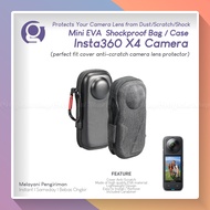 Mini Half Open Case for Insta360 X5 / X4 Storage Bag Small Bag Cover Camera Protector Insta 360 ONE 