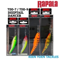 RAPALA DEEP TAIL DANCER FISHING LURE (TDD-7 & TDD-9)