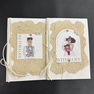 Weigefang Vow Card Wedding Premium Vow Declaration Book Declaration Book Cartoon Marriage Vow Card N
