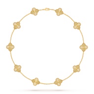 Luxury Gold Necklace VCA Style Clover Gold Necklace