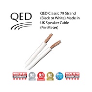 QED Classic 79 Strand Speaker Cable White 10m