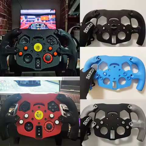 Custom 3D Print F1 Steering Wheel Mod Racing Steering Wheel Sim kits for g29/g923 Game Panel Replace