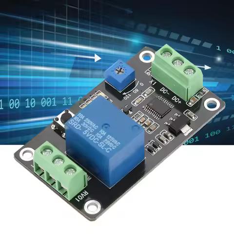 Delay Timer Relay Self locking Delay On Off Time Super 555 Timer 5V/12V/24V Delay Timer Relay