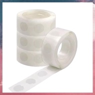 (F B S V)4 Rolls Glue Point Balloon Glue Removable Adhesive Dots Double Sided Dots of Glue Tape for 