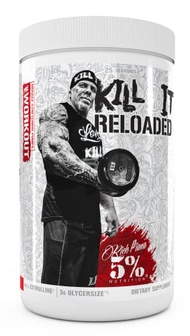 5% Nutrition Rich Piana Kill It Reloaded High Stim Pre-Workout | Ultra Energy, Focus, Pumps, Power &