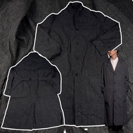 แจ็คเก็ตวินเทจ Vintage 40s-50s French Black Chambray Work Coat Excellent Condition แจ็คเก็ตเดินป่า แ