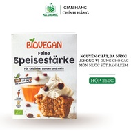 Biovegan Organic Corn Starch 250g - Gluten-Free Non-GMO Vegan Friendly Flour for Baking and Sauces