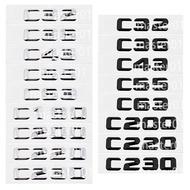 Metal Mercedes Benz C32 C36 C43 C55 C63 C180 C200 C220 C230 Car Sticker Modified Letter and Number S