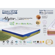 Alyssan Fibrestar Anti-Static 11" Natural Coconut Fibre Alyssan Mattress with LATEX top 双人椰丝加天然乳胶型床褥