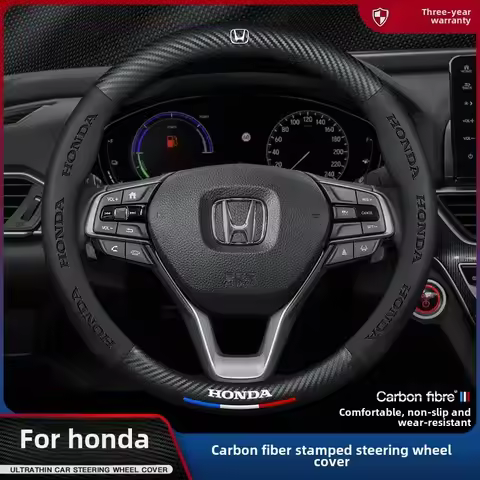 Honda Accord Car Steering Wheel Cover Special GK5 GE5 GD5 Model Car Handle Cover For 04-21 Years Shi