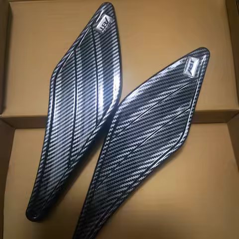 Black/Carbon ABT Side For Audi Sticker 2pcs ABT Fender Sticker ABT Insignia Sticker For Audi RS5 A5 
