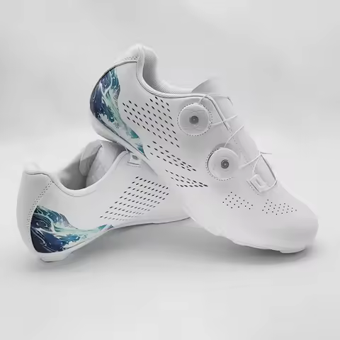 Road Cycling Shoes Men Speed Cycling Sneaker Cleat Shoes Spd Cycling Flat Pedal Shoes Bike Outdoor F