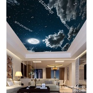 Ceiling Wallpaper Sky Ceiling Wallpaper Night Sky Wallpaper - Cloud Motif Ceiling/ Sky/