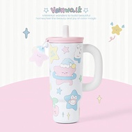 Vanwalk Aurora Cup 700ml / แก้วเก็บความเย็น +หลอด + พวงกุญแจห้อย /แก้วสแตนเลสเก็บอุณหภูมิ